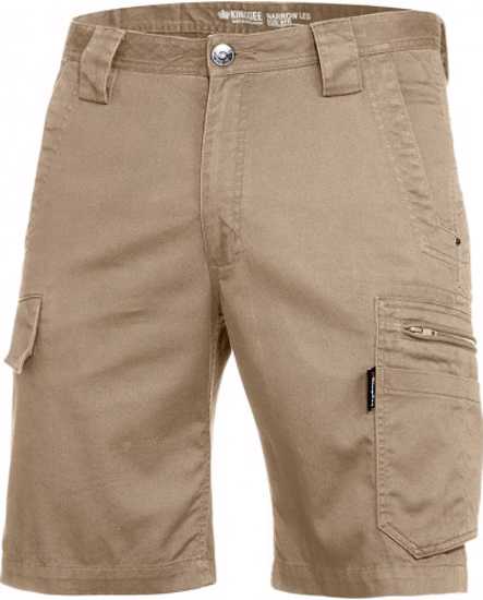 KingGee, Tradies Summer Shorts, K17340 (Pair) - Khaki - Size: 112