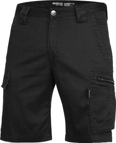 KingGee, Tradies Summer Shorts, K17340 - Black - 77
