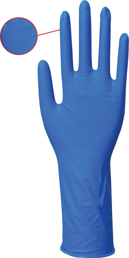 Eagle Diamond Texture Nitrile Gloves Powder Free Blue, S-2XL Pack of 500 -  - L