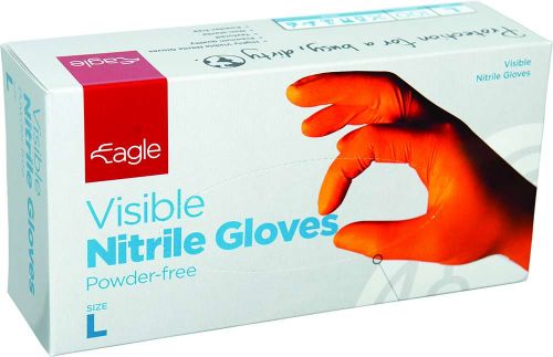 Visible Nitrile Power Free Gloves - XL (Box of 100)