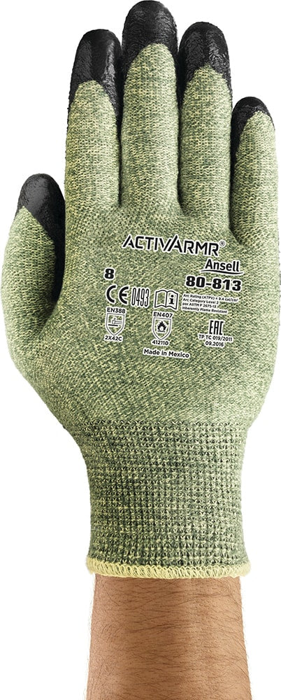 Ansell, ActivArmr Arc Flash 80-813 Gloves 7-11 (Pair) - Standard (Size: 09)