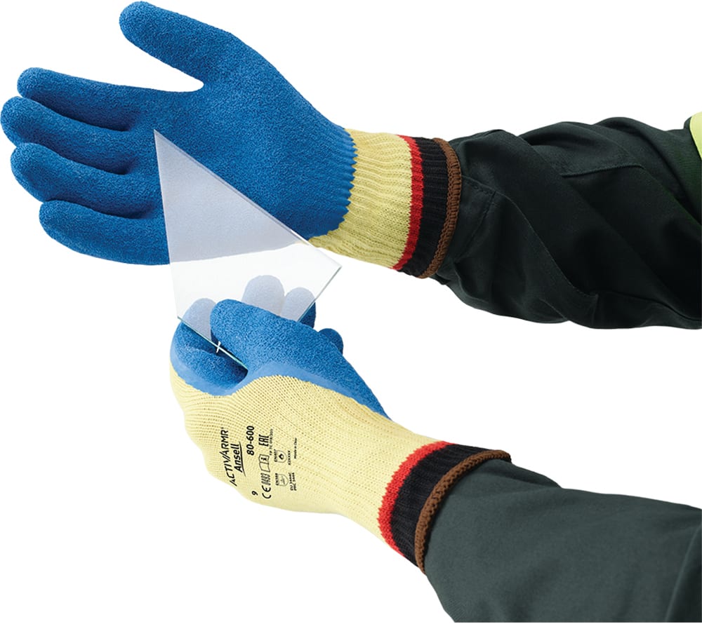 Ansell ActivArmr 80-600 Latex Kevlar Cut C Gloves 7-11 (Pair) - Standard - 08