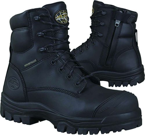 Oliver 45-645Z Non Metallic Zip Sided Safety Boots (Size 8)