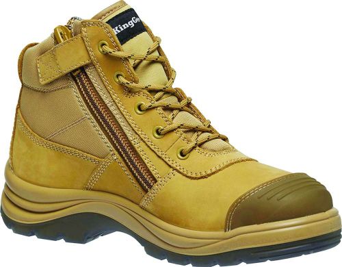 KingGee Tradie PR Safety Boots - Wheat (Size 10)