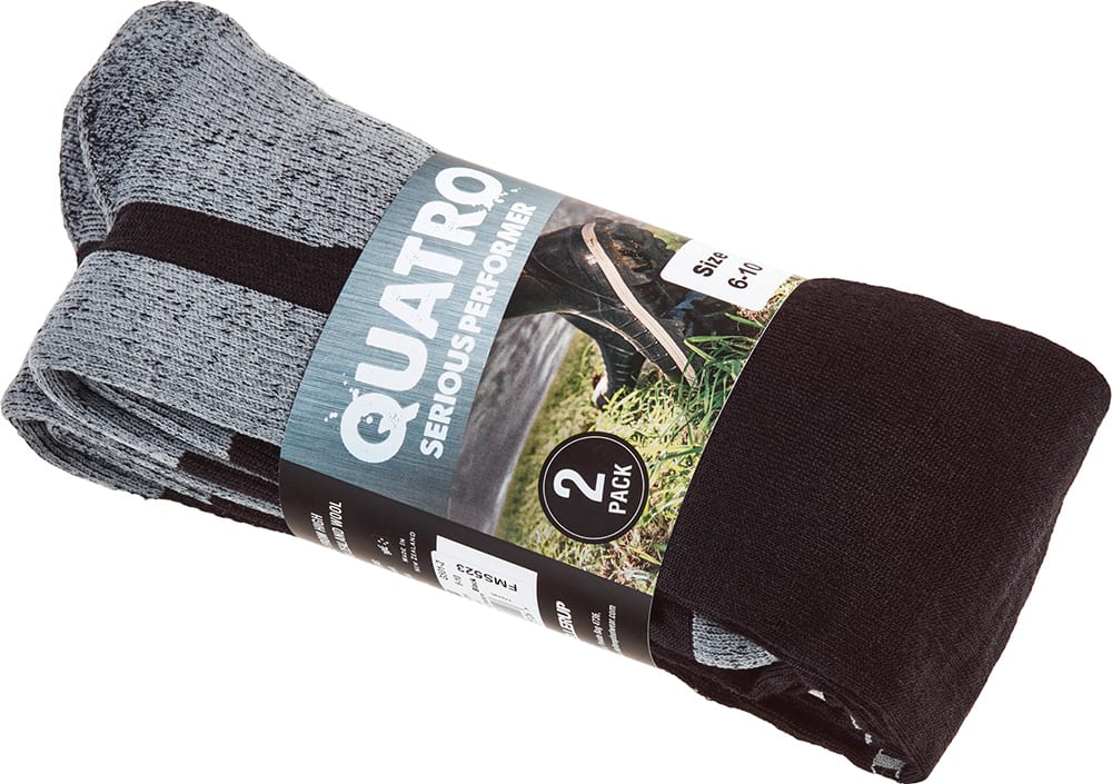 Skellerup Quatro Socks (Pack of 2) - Standard - 2/5