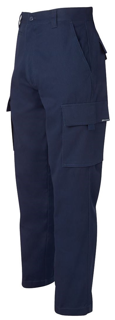 JB's Wear, Mercerised Cargo Pant (Regular Sizes) - Navy (Size: 77)