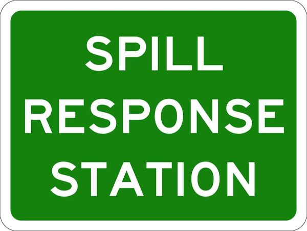 Emergency Spill Response Station Sign - PVC 300 x 225mm (EACH)