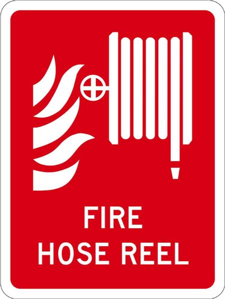 Fire Hose Reel Sign - PVC 225 x 300mm (EACH)