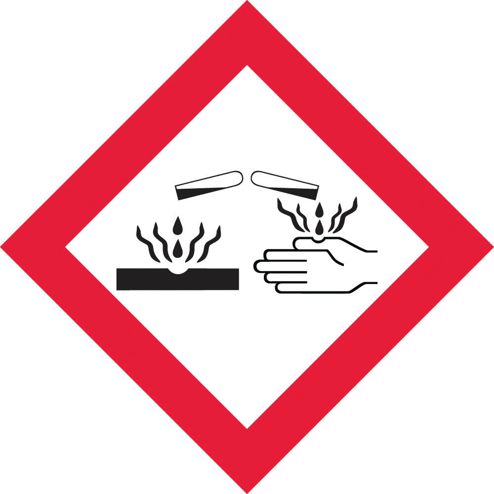 Hazardous Substances Sign | Corrosive W295mm x H295mm (Single Sided)
