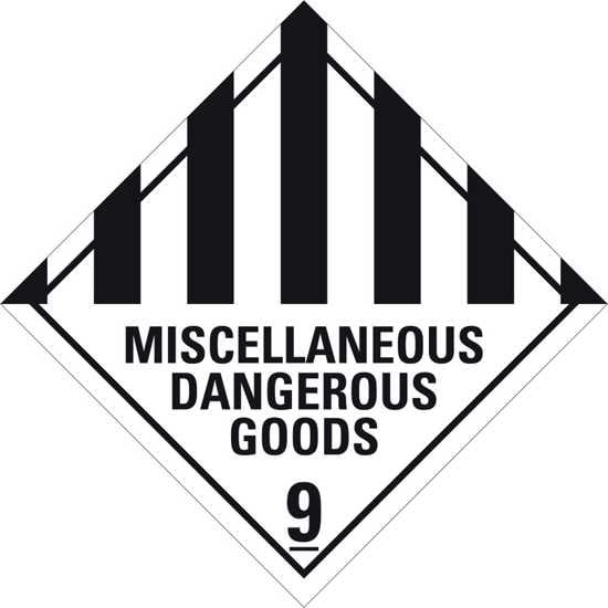 Dangerous Goods Sign | Misc Dangerous Goods 9-W400mm x H400mm-Single Sided
