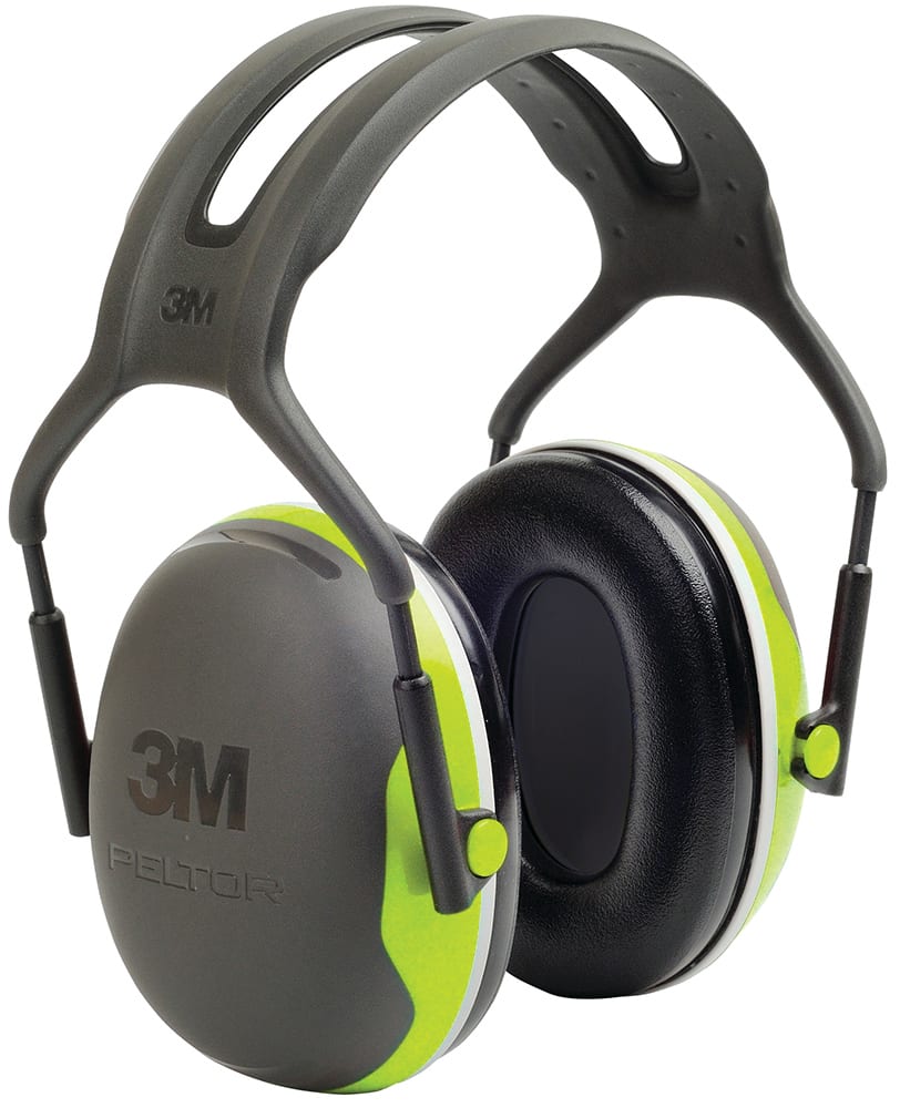 3M PELTOR Premium Headband Earmuff X4A Light Green (Pair)