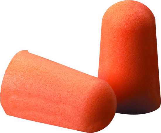 3M 1100 Uncorded Foam Earplugs - Class 3-One Size Fits Most-200-Box