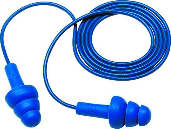 3M EAR Ultrafit Metal Detect Cord Earplug 340 - 4007 - Pair