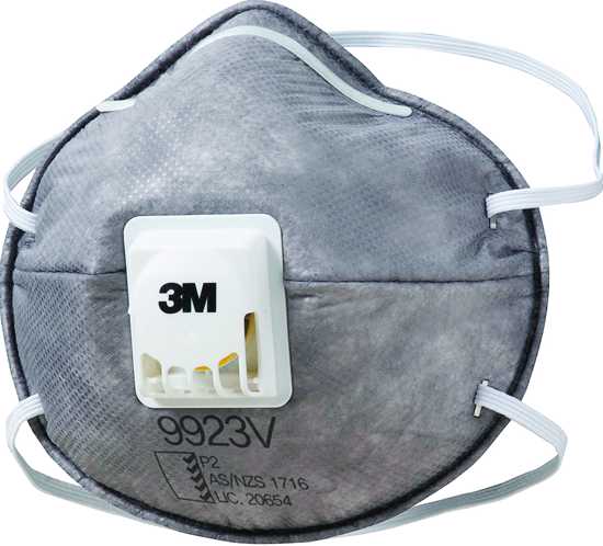 3M Respirator 9923V, P2, Nuisance* Organic Vapour-Medium-10-Box