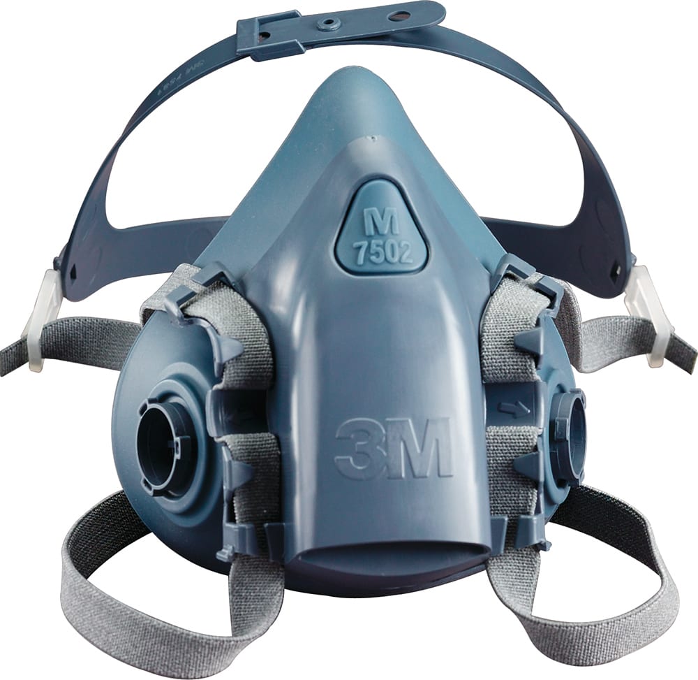 3M Silicone Half Face Reusable Respirator 7501 Small