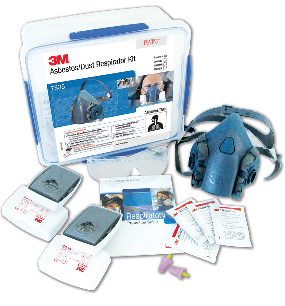 3M Asbestos/Dust Respirator Kit 7535, P2/P3-Medium (Each)