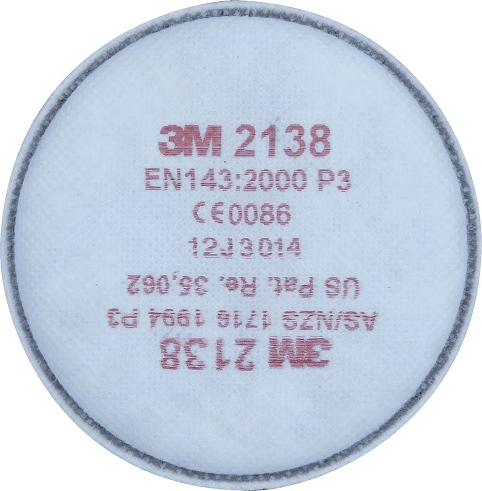 3M Filter 2138, GP2/GP3, Nuis* Org Vapour/Acid Gas (Pair)