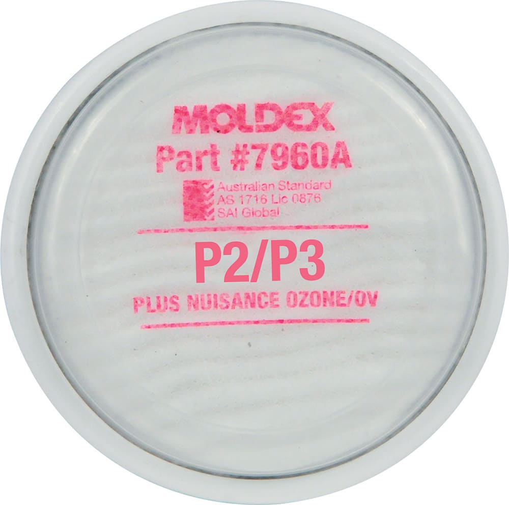 Moldex 7960A P2/P3 Particulate, Nuisance Org Vap (Pair)