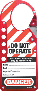 Master Lock 0427 Aluminium Snap On Lockout Hasp 45-54 mm Jaw Clearance