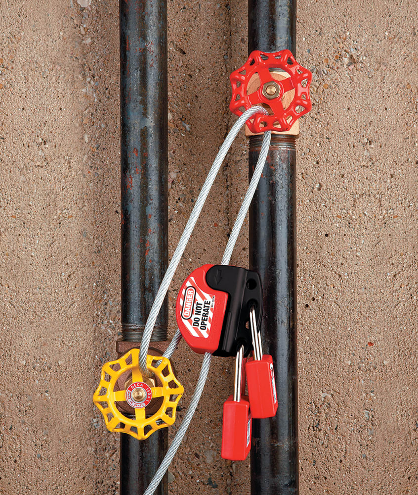 Master Lock S806 Adjustable Cable Lockout 4mm x 1.83m