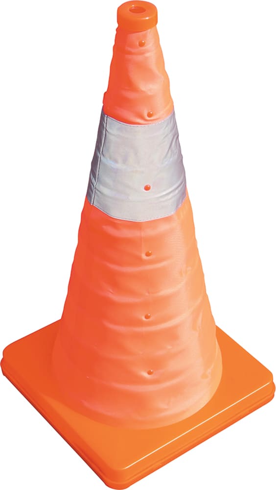 Portable/Collapsible Cone 600mm Reflective Collar