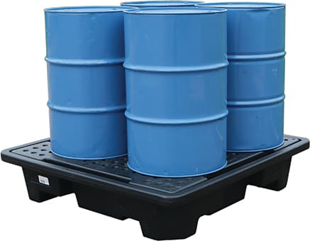 Controlco 4 Drum Spill Pallet H305 x W1460 x D1460mm