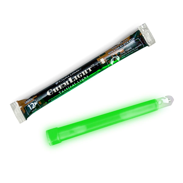 Cyalume Chemlight 6" Light Stick - 12 Hour Green