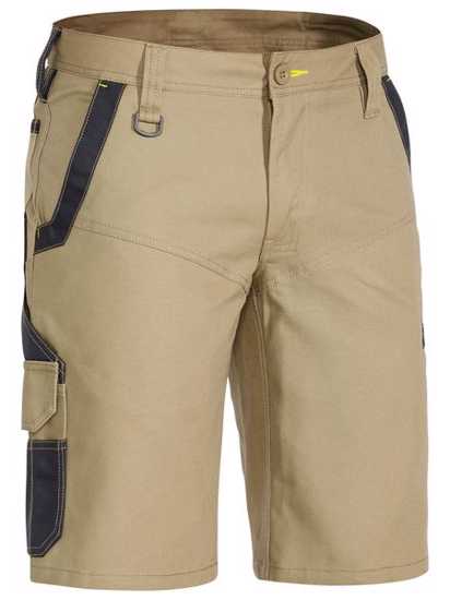 Bisley, FLX & MOVE Stretch Short, BSHC1130 (Each) - Khaki - Size: 127