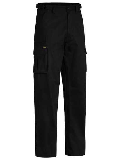 Bisley, Original 8 Pocket Cargo Pant, BPC6007-Stout Fit  - Black - Size: 92