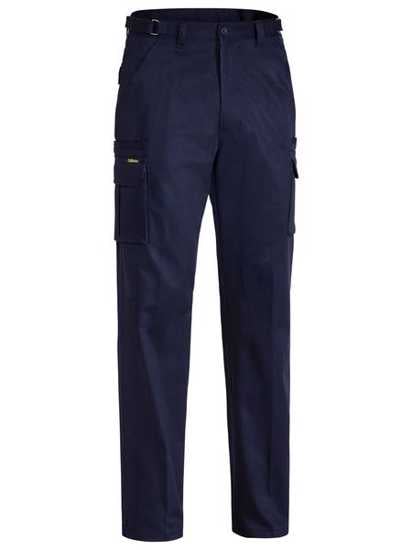 Bisley, Original 8 Pocket Cargo Pant, BPC6007-Stout Fit (Pair) - Navy - Size: 97