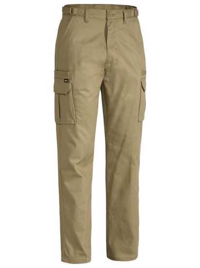 Bisley, Original 8 Pocket Cargo Pant, BPC6007-Stout Fit  - Khaki - Size: 132