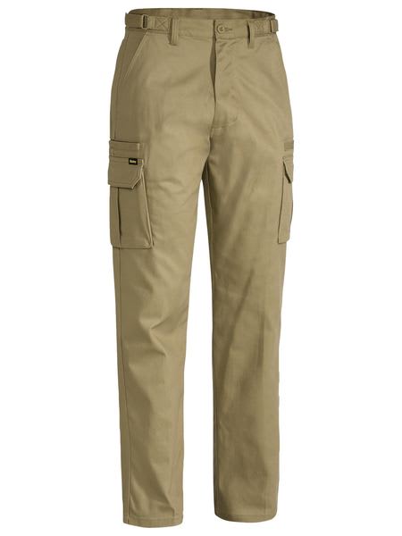 Bisley, Original 8 Pocket Cargo Pant, BPC6007-Stout Fit  - Khaki - Size: 17