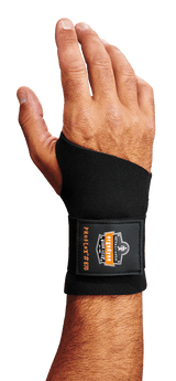 Ergodyne Ambidextrous Single Strap Wrist Support - Black (Size: M)