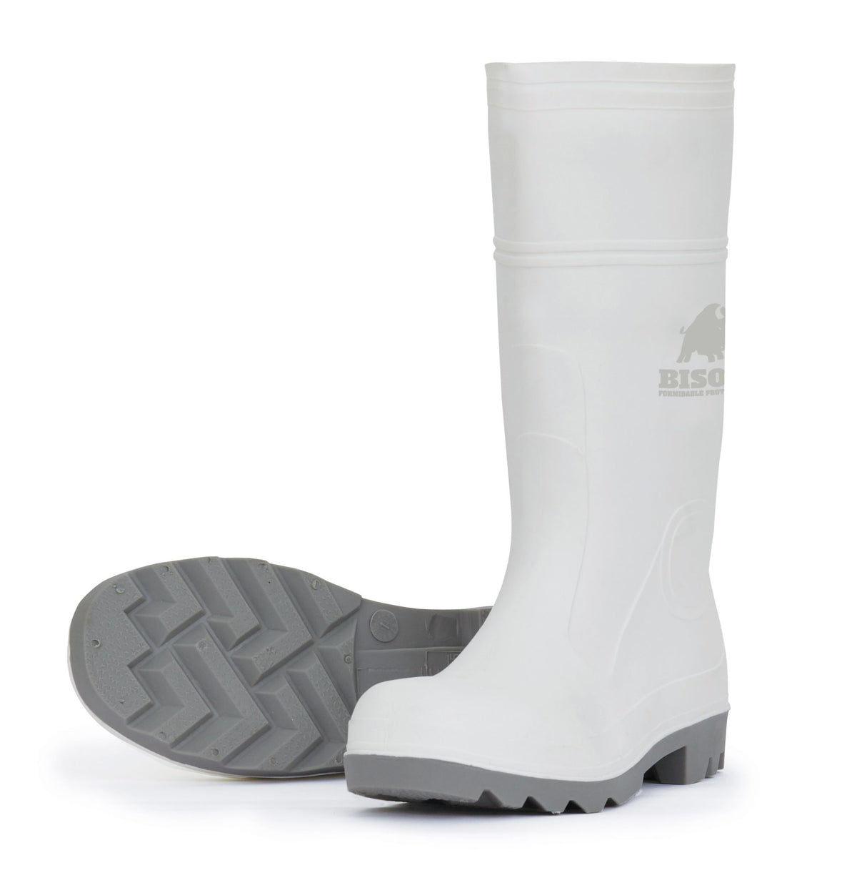 Mohawk PVC/Nitrile Safety Food Gumboot - Grey (005) (Size: 12)