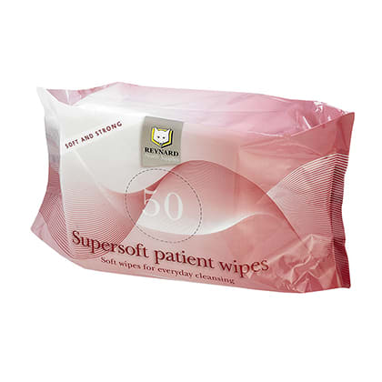 Reynard Supersoft Patient Wipes 50 Sheets