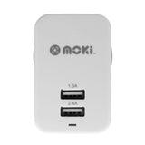 Moki Dual USB Wall Charger 3.4amp (Each)