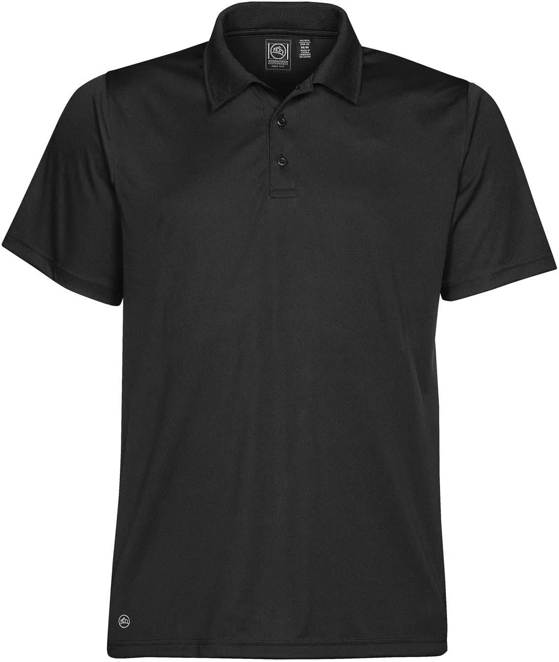 Stormtech, Eclipse H2X-DRY Pique Polo, PG-1 - Black (Size: 5XL)