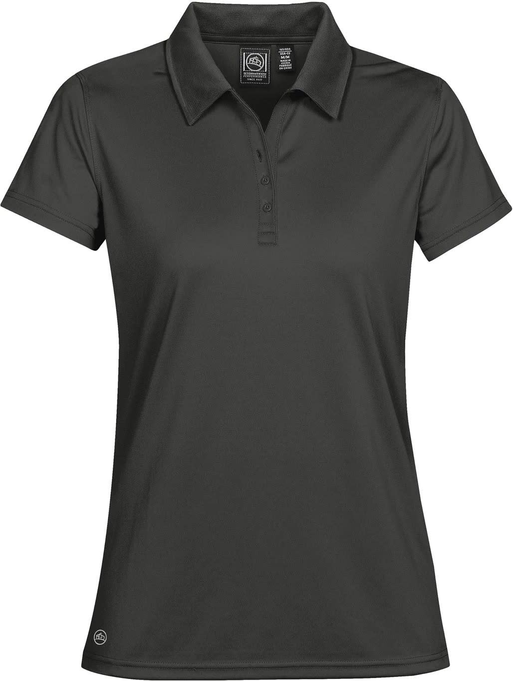 Stormtech, Women's Eclipse H2X-DRY Pique Polo - Black (Size: XL)