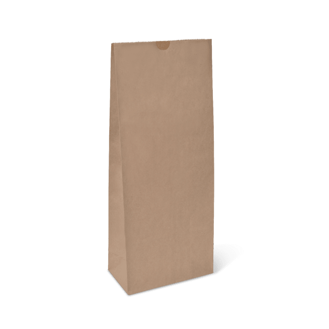 Detpak Heavy Duty Block Bottom #4 Paper Bag 185x100x450mm 200 (Case)