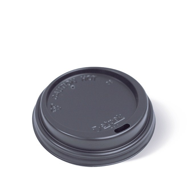 Detpak Hot Cup Lid Smooth 80mm Pack of 100 (Pack)