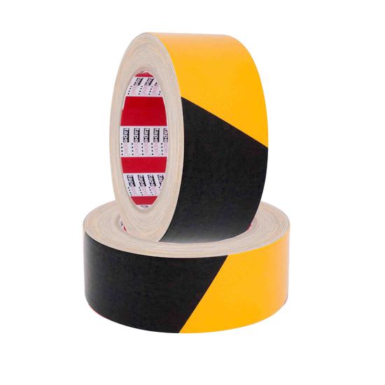 Heavy Duty Cloth Hazard Warning Tape 48mm x 25m
