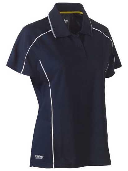 Bisley, Women's Cool Mesh Polo, BKL1425 (Each) - Navy - Size: 22