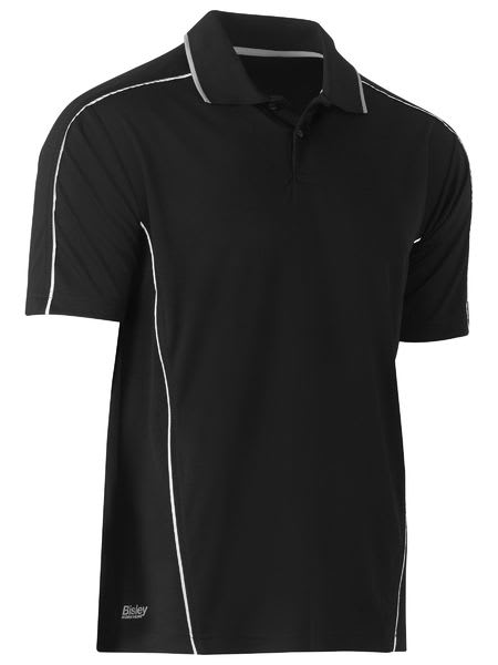 Bisley, Cool Mesh Short Sleeve Polo, BK1425 (Each) - Black - Size: M