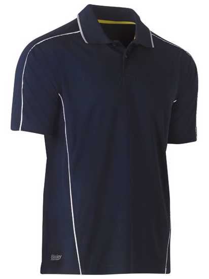 Bisley, Cool Mesh Short Sleeve Polo, BK1425 (Each) - Navy - Size: 6XL