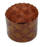 Confoil Small Pannetone Mould Brown/Gold 64 x 45mm 500 (Case)