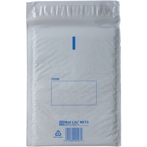 Jiffy MLT2 Mail Lite Cushioned Mailer Bag 155 x 225mm 100 (Case)