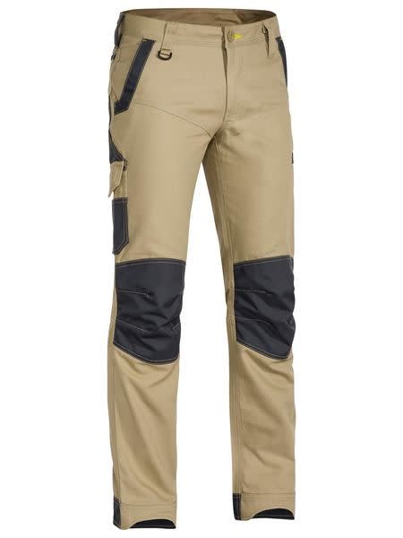 Bisley, FLX & MOVE Stretch Pant, BPC6130-Regular Fit (Pair) - Khaki - Size: 97