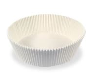 Mud Cake Paper Liner White 150 x 50mm 200 (Pack)