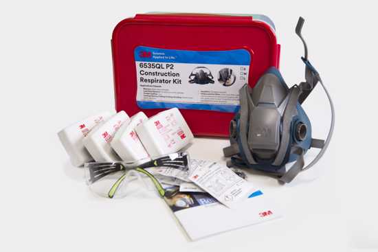 3M Construction Respirator Kit 6535QL, P2  -  Small - Small - Kit