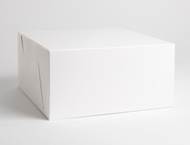 Carton Board Cake Box 229 x 229 x 100mm 200 (Pack)